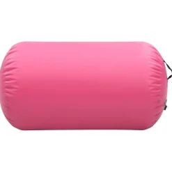 vidaXL Gymnastiekrol met pomp opblaasbaar 100x60 cm PVC roze