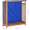 vidaXL Haardhoutopslag 105x38x115 cm massief acaciahout