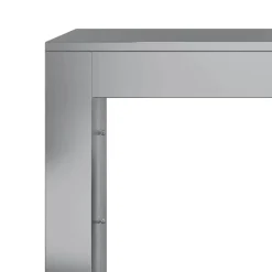 vidaXL Haardhoutrek 100x40x100 cm gegalvaniseerd staal