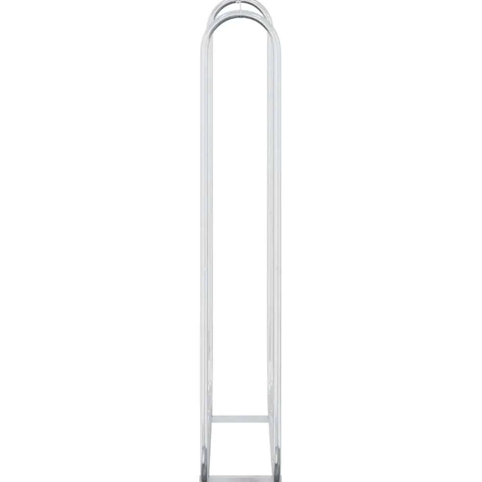 vidaXL Haardhoutrek 100x25x150 cm gegalvaniseerd staal