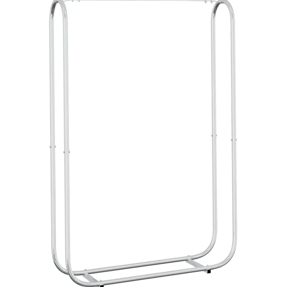 vidaXL Haardhoutrek 100x25x150 cm gegalvaniseerd staal