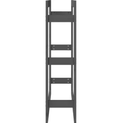 vidaXL Haardhoutrek 108x73x79 cm massief grenenhout zwart