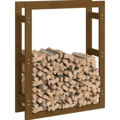 vidaXL Haardhoutrek 108x64,5x109 cm massief grenenhout