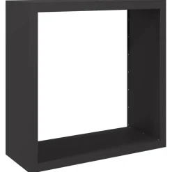 vidaXL Haardhoutrek 100x40x100 cm staal wit