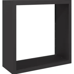 vidaXL Haardhoutrek 100x40x100 cm staal wit