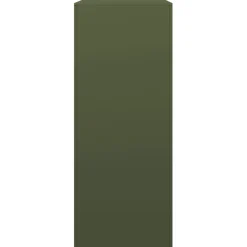 vidaXL Haardhoutrek 100x40x100 cm staal groen