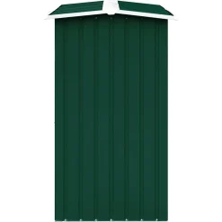 vidaXL Haardhoutschuur 172x91x154 cm gegalvaniseerd staal groen