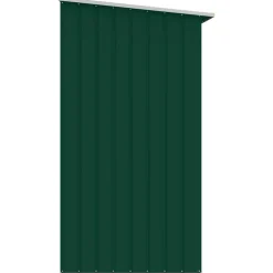 vidaXL Haardhoutschuur 330x84x152 cm gegalvaniseerd staal groen