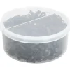 vidaXL Haarelastiekjes paard 500 st silicone zwart