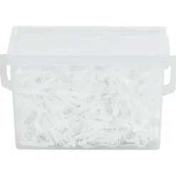vidaXL Haarelastiekjes paard 2500 st silicone wit
