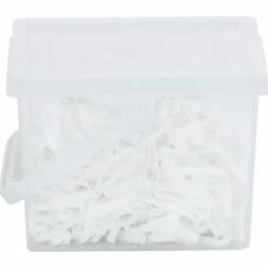 vidaXL Haarelastiekjes paard 2500 st silicone wit