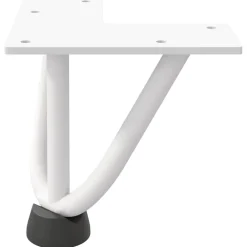 vidaXL Haarnadelpoten voor Salontafel 4 st 10 cm massief staal wit