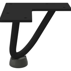 vidaXL Haarnadelpoten voor Salontafel 4 st 10 cm massief staal zwart