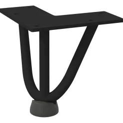 vidaXL Haarnadelpoten voor Salontafel 4 st 10 cm massief staal zwart