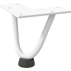 vidaXL Haarnadelpoten voor Salontafel 4 st 10 cm massief staal wit