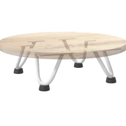 vidaXL Haarnadelpoten voor Salontafel 4 st 10 cm massief staal wit