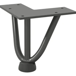 vidaXL Haarnadelpoten voor Salontafel 4 st 10 cm antracietkleurig
