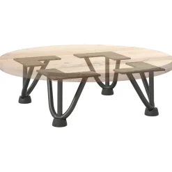 vidaXL Haarnadelpoten voor Salontafel 4 st 10 cm antracietkleurig