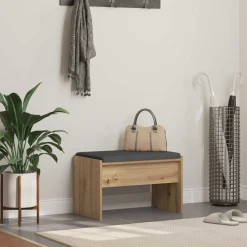 vidaXL Halbank Artisan Eiken 63 x 38 x 40 cm