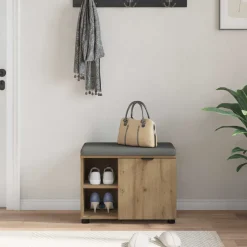 vidaXL Halbank Artisan Eik 60 x 38 x 46 cm