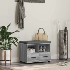vidaXL Halbank Grijze Sonoma 60 x 38 x 46 cm