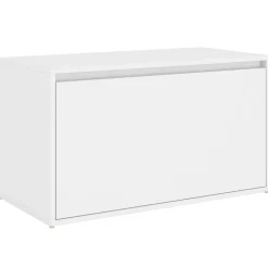 vidaXL Halbankje 80x40x45 cm bewerkt hout wit