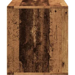 vidaXL Halbankje 80x40x45 cm bewerkt hout oud houtkleurig