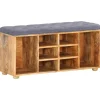 vidaXL Halbankje 100x35x47 cm massief mangohout