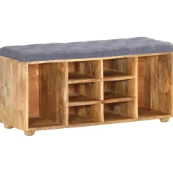 vidaXL Halbankje 100x35x47 cm massief mangohout