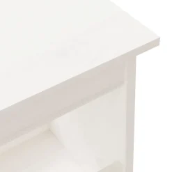 vidaXL Halbankje 160x28x45 cm massief grenenhout wit