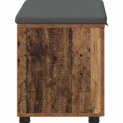vidaXL Halbank Oudhout 60 x 38 x 46 cm Geïndustrialiseerd hout en stof