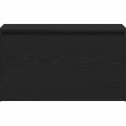 vidaXL Halbank Zwart Eiken 80 x 40 x 45 cm Bewerkt hout