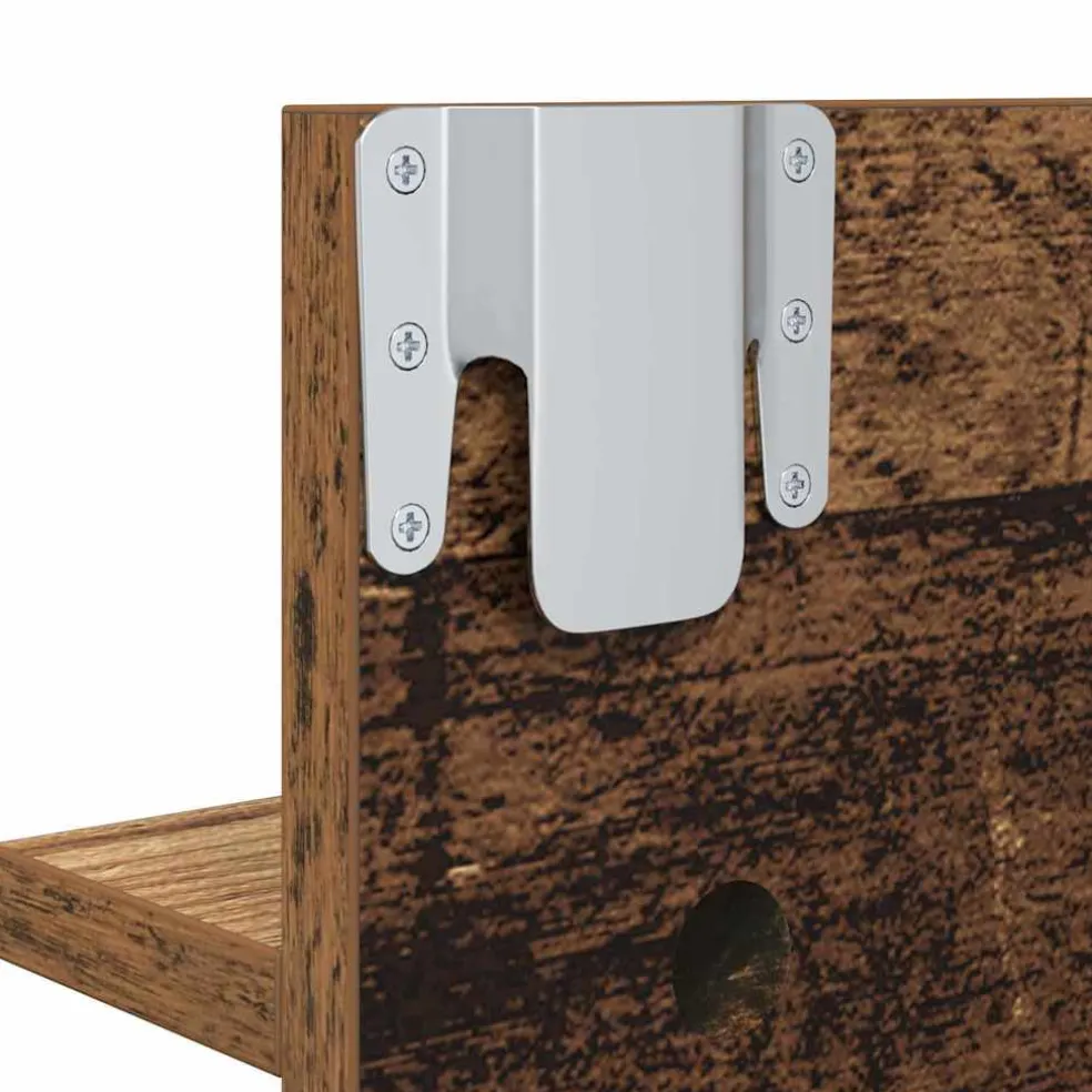 vidaXL Halmeubelset 4 st Oudhout 90 x 31 x 46,5 cm Bewerkt hout