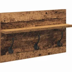 vidaXL Halmeubelset 4 st Oudhout 90 x 31 x 46,5 cm Bewerkt hout
