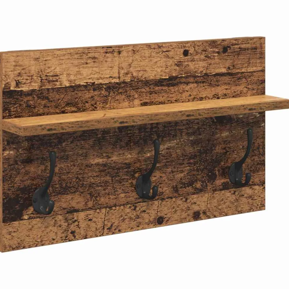 vidaXL Halmeubelset 4 st Oudhout 90 x 31 x 46,5 cm Bewerkt hout