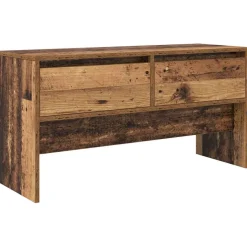 vidaXL Halmeubelset 4 st Oudhout 90 x 31 x 46,5 cm Bewerkt hout