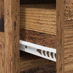vidaXL Halmeubelset 4 st Oudhout 90 x 31 x 46,5 cm Bewerkt hout