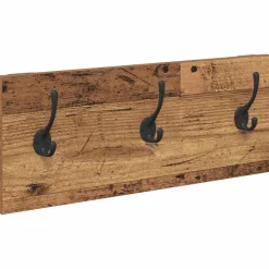 vidaXL Halmeubelset 4 st Oudhout 90 x 31 x 46,5 cm Bewerkt hout