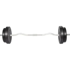 vidaXL Halter met gewichten 30 kg