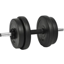 vidaXL Halter met gewichten 40 kg