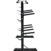 vidaXL Halterrek Zwart 99 x 45 x 95,5 cm Gepoedercoat staal