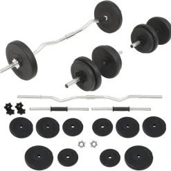 vidaXL Halterset 30 kg