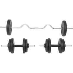 vidaXL Halterset 30 kg