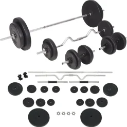 vidaXL Halterset 90 kg