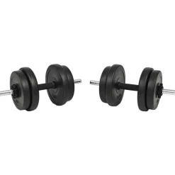 vidaXL Halterset 20 kg 14-delig
