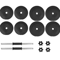 vidaXL Halterset 20 kg 14-delig