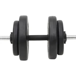 vidaXL Halterset met gewichten curl 60 kg