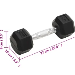 vidaXL Halters 2 st 4 kg totaal gietijzer