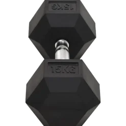 vidaXL Halters 2 st 15 kg totaal gietijzer