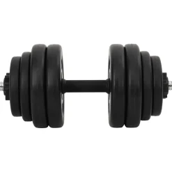 vidaXL Halters 2x15 kg